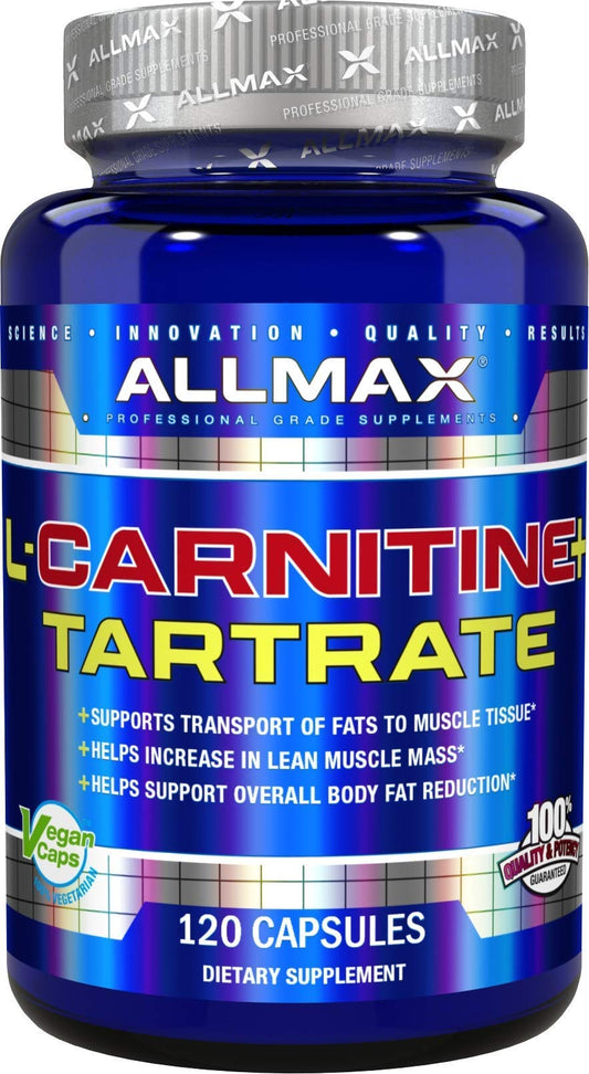 ALLMAX Nutrition L-Carnitine + Tartrate 120 Capsules